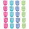 Advantus Wall Clips For Fabric Panels, Cool Colors, 40 Sheet Capacity, 20PK 75307 - alternate 1