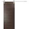 Sartodoors Sturdy Barn Door with Hardware, Planum 0010 Chocolate Ash, 6.6FT Rail Hangers Heavy Set, Modern Sol PLANUM0010BD-S-CA-36 - alternate 1