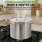 Nutrichef 20 Quart Heavy-Duty Stockpot with Stainless Lid NCSPT20Q - alternate 1