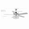 Jonathan Y Kristie 52" 3-Light Crystal/Metal Modern Glam Drum LED Ceiling Fan With Remote, Chrome JYL9709A - alternate 2