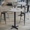 Flash Furniture 31.25" RND Tabletop, Seamless Surface Technology, Gray Faux Concrete, 22x22 Black Bar Height X-Base ST-RD31-CMGY-T2222B-GG - alternate 2
