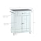 Crosley Cambridge Granite Top Portable Kitchen Island/Cart KF30023DWH - alternate 2