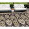 Homeroots 10' X 14' Brown Beige And Taupe Southwestern Washable Indoor Outdoor Area Rug 587811 - alternate 1
