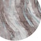 Homeroots 8' Taupe Sky Blue And Ivory Round Abstract Washable Indoor Outdoor Area Rug 617445 - alternate 2