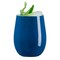 Smarty Had A Party 12 oz Solid Navy Elegant Stemless Plastic Wine Glasses 64 Glasses, 64PK 3712-NV-CASE - alternate 2