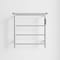 Edendirect 3-Bars Stainless Steel Wall Mounted Electric Towel Warmer Rack with Top Shelf in Silver for Bathroom ZR-EB02BR922 - alternate 3