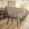 Flash Furniture Advantage Signature Elite Tan Speckle Church Chair, 20" Wide PCRCB-122 - alternate 2