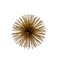 Homeroots Set of Two Gold Iron Decorative Spiky Sphere Tabletop Sculptures, 2PK 568886 - alternate 2