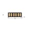 Homeroots 94in Black Distressed Solid Wood Sideboard with Six Doors 606295 - alternate 2