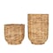 Homeroots 13" Brown Water Hyacinth Basket 609425 - alternate 2