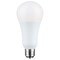Satco 5/14/20 Wattage Selectable A21 LED - 3-Way Lamp - White Finish - 5000K CCT - Medium Double Contact Base - 120 Volt S11518 - alternate 2