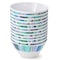 Gibson Home Tropical Sway Orleans 12 Piece 6 Inch Melamine Bowl Set in Blue 136418.01 - alternate 3