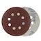 Gator Finishing 5" Red Resin Random Orbit Sander Hook and Loop Discs, 60 Medium Grit Remove 4345 - alternate 2