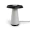 Jonathan Y Bruno 12.3 in. Mid-Century Minimalist Plant-Based PLA 3D Printed Dimmable LED Table Lamp, White/Black USA1006A - alternate 2