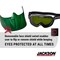 Jackson Safety GPL550 Safety Goggles Anti-Fog Shade 5 IR Lens Tint 21002 - alternate 2