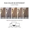 World Rug Gallery Bohemian Stripe Lines Shag Area Rug 2 ft x 3 ft Beige WR128BEIGE2X3 - alternate 3
