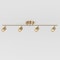 Vidalite Shura Brushed Brass 4-Light Track Light with Rotatable Heads, Integrated LED, 3000k, 2240 Lmn CE1009073 - alternate 2