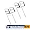 Powertec 6 in. Heavy Duty F Style Bar Clamps, 3-1/4 in. Throat Depth, 480 lb Clamping Force (4-Pack) 72339-P2 - alternate 1