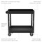 Hirsh Utility Cart, Steel, 2 Shelves, 16 in W, 32 in H 22639 - alternate 2