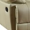 Homeroots 65in Beige Faux Leather Manual Reclining Love Seat 329413 - alternate 2