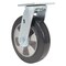 Vestil Rubber Swivel Caster 8 In. Diameter x 2 In. Width 881 Lb. Capacity Black/Gold CST-VE-8X2MRA-S - alternate 2