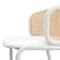 Leisuremod Ervilla Wicker Bar Stool with Fabric Seat and White Powder Coated Steel Frame, White, 2PK EBW-31W2 - alternate 2