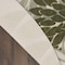 Homeroots 8' Ivory And Green Round Floral Indoor Outdoor Area Rug 548064 - alternate 2