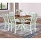 Whitewood Industries Rectangular Extension Dining Table W/ 6 Chairs, 36 in W, 29.3 in L, 48 in H, Parawood, 7 K79-36RXT-C61-6 - alternate 2