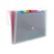 Bazic Products Rainbow 7-Pocket Letter Size Poly Expanding File, 3PK 3164 - alternate 2