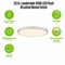 Westinghouse Lauderdale 33in 40W LED Indoor Flush Mount, Color Temp Select, Brushed Nickel, Frosted Acrylic 6136200 - alternate 2