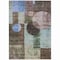 Homeroots 8' X 10' Brown Blue And Green Geometric Washable Indoor Outdoor Area Rug 604309 - alternate 2