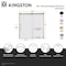 Kingston Brass 60" W x 60" H Left Handed Tub Door, Brushed Nickel SSD60608SL8 - alternate 2