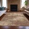 Homeroots 9' X 12' Copper And Ivory Abstract Washable Indoor Outdoor Area Rug 630625 - alternate 3