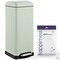 Happimess Betty Retro 8-Gallon Step-Open Trash Can, Pistachio Gelato HPM1007E - alternate 3