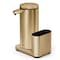 Simplehuman Toiletry Dispenser, Brass, SS ST1080 - alternate 2
