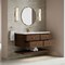 James Martin Vanities Allamari 48" Single Vanity, Sable w/ Single Hole 3 CM White Zeus Silestone Top D640-V48-SBL-3WZ - alternate 2