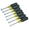 Klein Tools Nut Driver Set, Magnetic Nut Drivers, 3-Inch Shaft, 7-Piece 631M - alternate 2