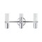 Jonathan Y Bolha 18 in. 3-Light Minimalist Modern Bubble Acrylic/Iron Integrated LED Vanity Light, Chrome JYL7224A - alternate 2