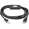 Eaton EATON USB-A To Rj45 Rollover Console Cable M/m, Cisco Compatible, 250 Kbps, 6 Ft. U009-006-RJ45-X - alternate 2