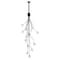 Euf Athena, Chandelier, 13-Light, 28", Matte Black, Opal Etched Glass 50256-013 - alternate 2