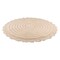 Lavish Home Bathroom Rugs 2 Woven Cotton Bath Mat Set for Boho Decor Round Rugs for Shower, Tub, Toilet, Vanity HT-BATH4-NT - alternate 2