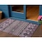 Homeroots 3' X 5' Purple Plum And Gray Tribal Washable Indoor Outdoor Area Rug 615422 - alternate 1