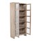 Homeroots 91in Ivory Distressed Solid Wood Frame Accent Cabinet With Two Doors 620845 - alternate 2