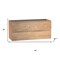 Homeroots 40" Oak Wood Freestanding Bathroom Vanity With White Sink And Two Drawers 627495 - alternate 2