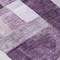 Homeroots 8' Eggplant Black And Lavender Round Geometric Washable Indoor Outdoor Area Rug 605857 - alternate 2