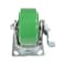 Vestil Polyurethane Swivel With Brake Caster 4 In. Diameter x 2 In. Width 700 lb Green/Black CST-F34-4X2DT-SWB - alternate 2