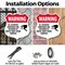 Signmission Video Surveillance Shield Label Set Warn, 6 Inch X 6 Inch, Plastic Sign SHI-P-6-467 - alternate 2