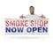 Signmission Smoke Shop Now Open, 36 Inch x 96 Inch, Vinyl Banner B-96-30857 - alternate 2
