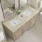 James Martin Vanities Lorelai 60" Double Vanity, Whitewashed Oak, w/ 3 CM Tajnar Eclos Top w/FreePower Wireless Charger 424-V60D-WWO-FTJR - alternate 3