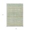 Homeroots 9' X 12' Mint Green Striped Washable Indoor Outdoor Area Rug 607966 - alternate 3